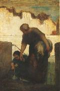 Honore  Daumier The Washerwoman (mk09) china oil painting reproduction